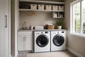 Laundry rooms : optimiser l’aménagement de votre espace buanderie